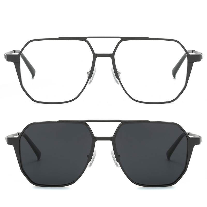Driving Men’s Three-in-one Magnetic Aluminum Magnesium Glasses