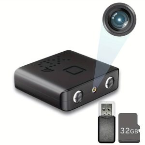 XD Wired Indoor Security Camera – 1080P HD Home Surveillance with Night Vision & Motion Detection