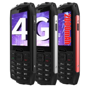 HAMTOD H3 Rugged Feature Phone - IP68 Waterproof 4G VoLTE Basic Mobile Phone with SOS & Flashlight