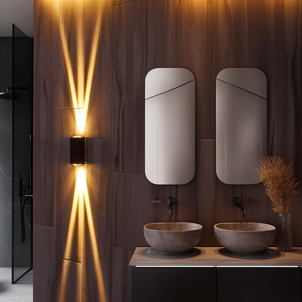 Modern Outdoor & Indoor Up and Down Wall Light – Waterproof, Stylish & Durable