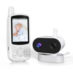 HD Baby Monitor – 2.8” Display | Two-Way Talk | Night Vision | Temperature Monitoring | VOX Mode