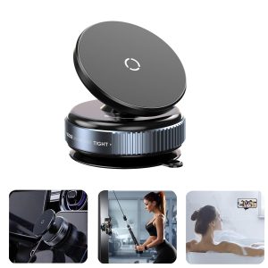 Magnetic Car Phone Holder – 360° Adjustable Vacuum Suction | 20X N56 Magnets | Strong Grip for iPhone 16/15/14/13/12 Pro Max | Car, Gym, Mirror, Smooth Surfaces