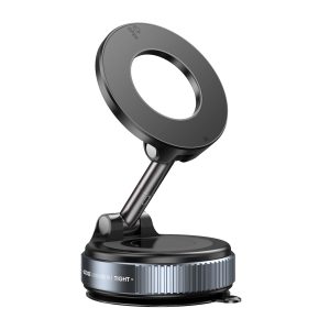 Strong Magnetic Car Phone Holder for MagSafe, Ultra Vacuum Suction Cup Phone Mount 360° Cell Phone Holders for Your Car Accessories for iPhone 16 15 14 13 12 Android