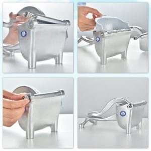 Portable Household Aluminum Alloy Manual Juicer Squeezer Fruit Tool