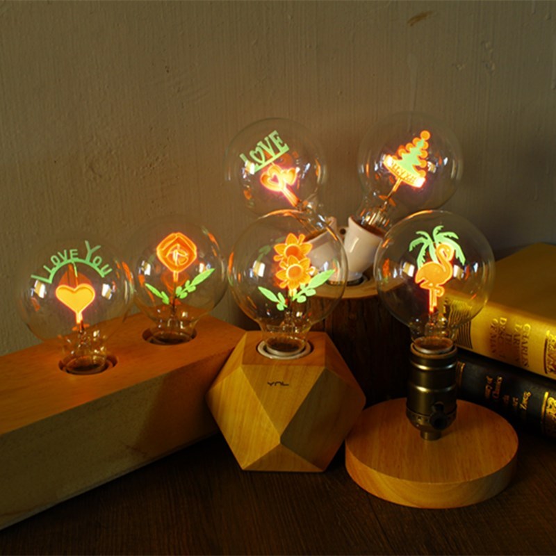 Valentine’s day decoration non-lighting bulb