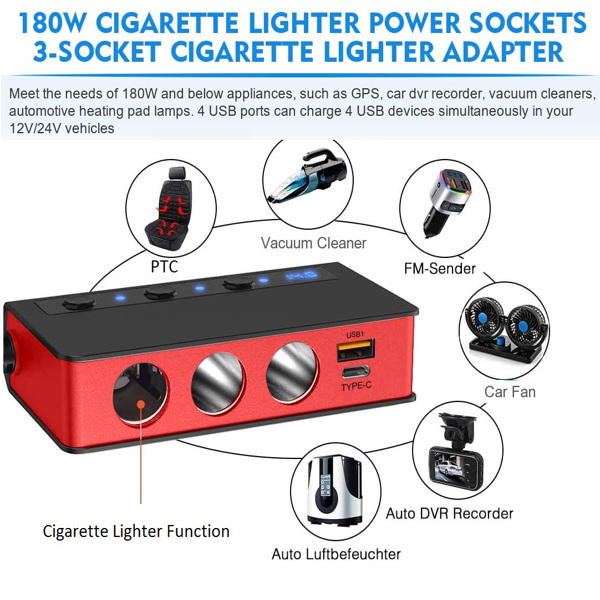 7-in-1 Cigarette Lighter Dispenser, Banned Platform Temu