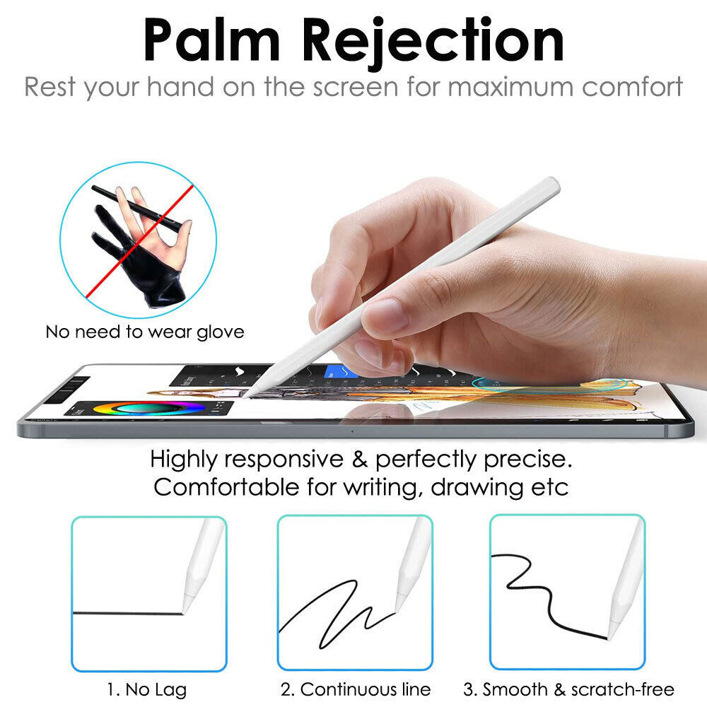 Stylus Pen For Apple IPad Pen -Pencil -Stylus With Palm Rejection – UK Stock