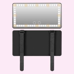 Car Makeup Mirror With Light Charging