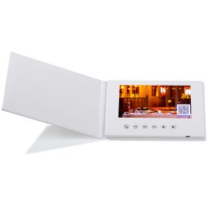 7" HD Screen Video Book with 8GB Memory, 3000mAh Rechargeable Battery, App-Controlled Media Management | Perfect Greeting Card for Weddings, Anniversaries, Gifts, and Special Occasions