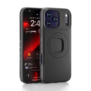 Shockproof Phone Case - Fully Compatible with Quad Lock Mounts & iPhone - Durable PC+TPU Shell with Secure Quick-Release Lock
